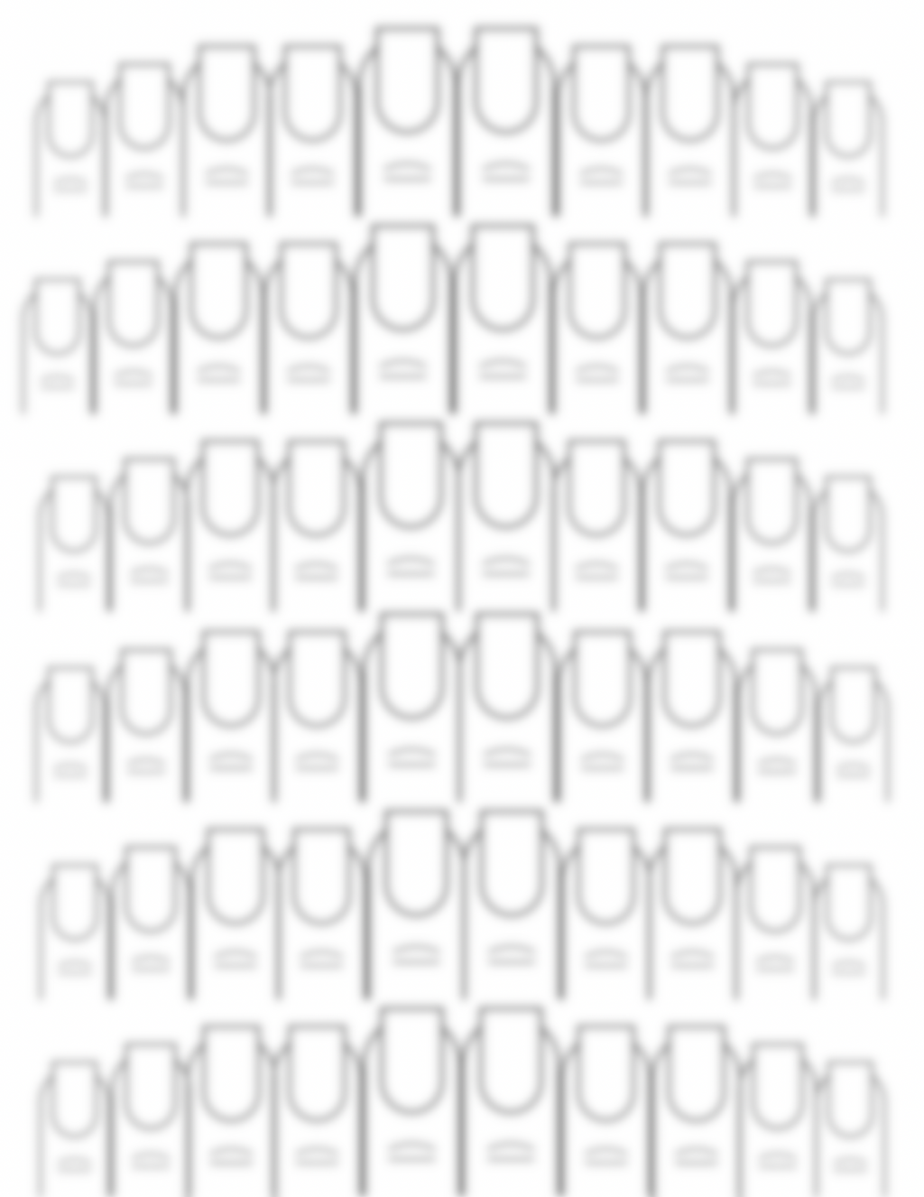 4 Pack Variety PDF Printable Nail Art Templates