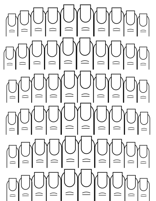 Nail Art Digital Print Out PDF