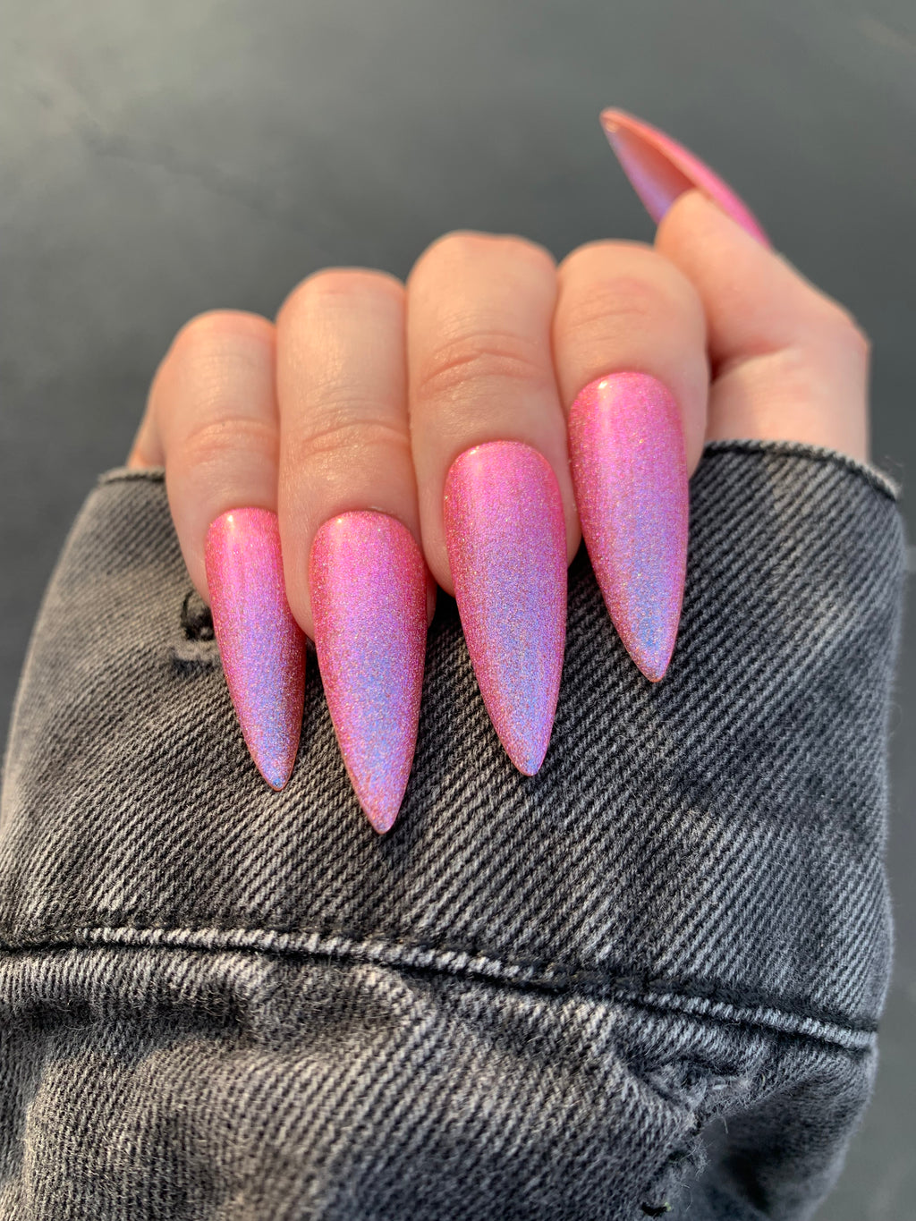 SALMON PINK GLITTER
