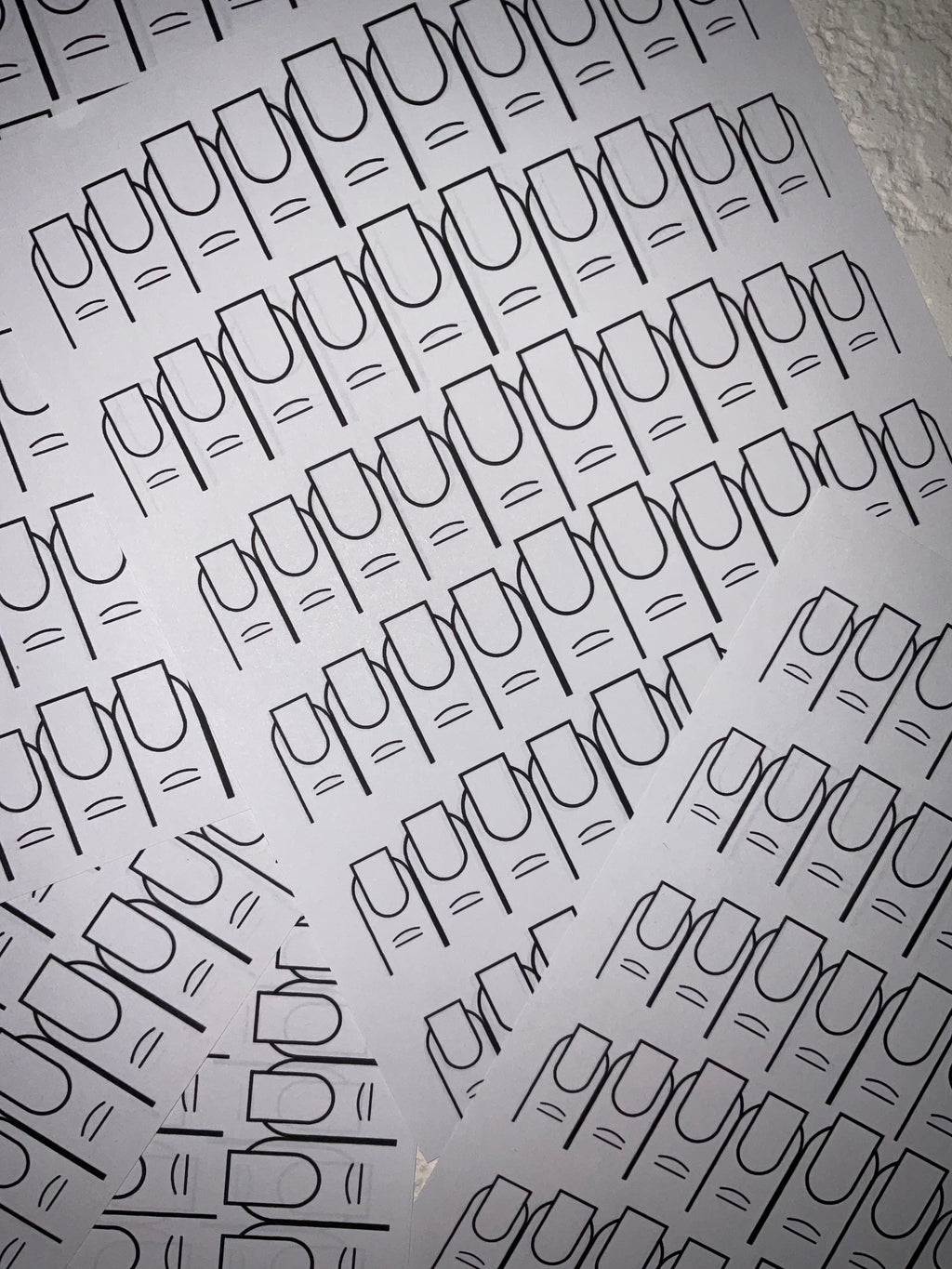 4 Pack Variety PDF Printable Nail Art Templates