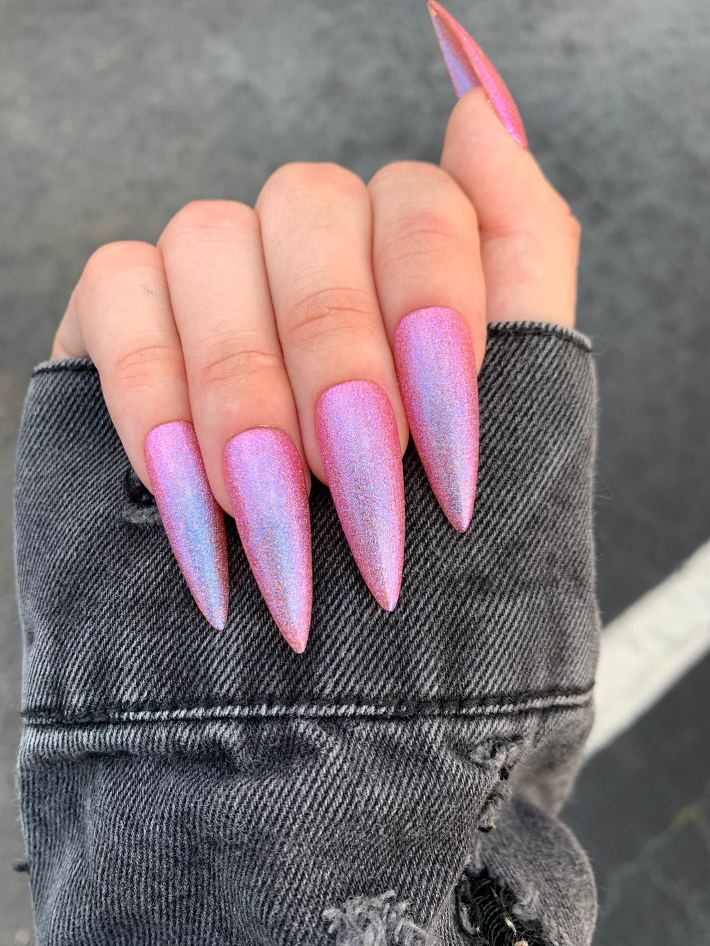 SALMON PINK GLITTER