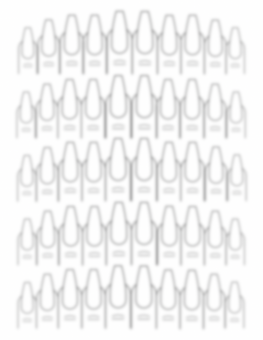 4 Pack Variety PDF Printable Nail Art Templates